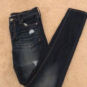 Express Jeans destroyed leggings